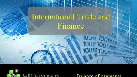Thumbnail for Balance of Payments - ECON 2015