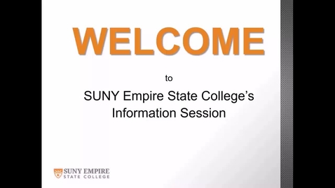 Thumbnail for entry Information Session