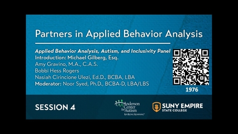 Thumbnail for ABA, Autism, and Inclusivity Panel (with QR code)