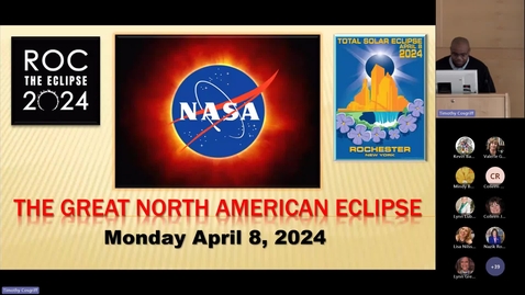 Thumbnail for entry Community Conversation: Jim Porter - NASA and the 2024 Eclipse