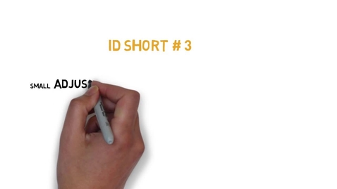 Thumbnail for entry ID Short #3: Small Adjustments that will make a BIG Difference