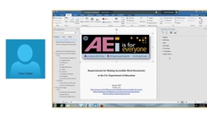 Go to Accessibility in Word and PowerPoint - Monday, October 16, 2017 11 AM with duration: 57 minutes, 33 seconds