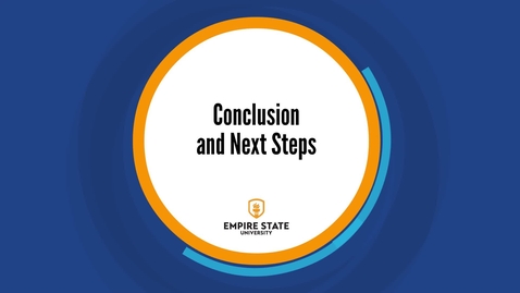 Thumbnail for Conclusion and Next Steps