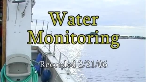 Thumbnail for entry Introduction To Water Monitoring (Module 2)