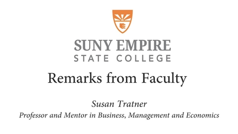 Thumbnail for 2015 Metro Commencement - Susan Tratner Faculty Address