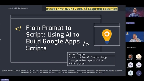 Thumbnail for From Prompt to Script: Using AI to Build Google App Scripts
