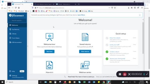 Thumbnail for ProConnect Tutorial