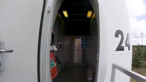 Miniatura para ¿Has subido alguna vez a la góndola de un aerogenerador?