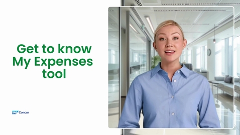 Thumbnail for Get to know My expenses tool