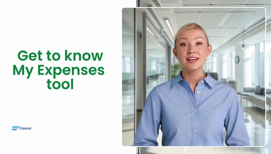 Get to know My expenses tool