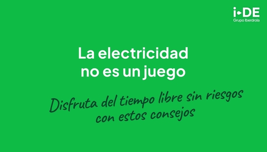 Riesgos eléctricos - Consejos para jóvenes