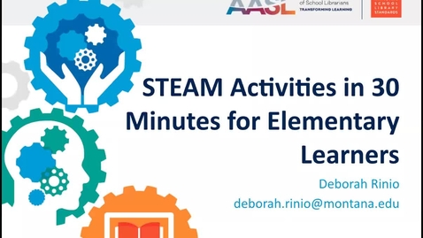 Thumbnail for entry STEAM Activities in 30 Minutes for Elementary Learners