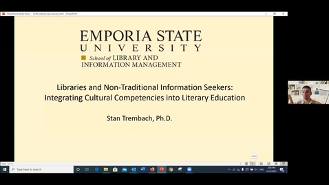 Thumbnail for entry Libraries and Non-Traditional Information Seekers: Integrating Cultural Competencies into Literacy Education