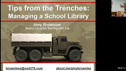 Thumbnail for entry Tips from the Trenches: Managing a School Library