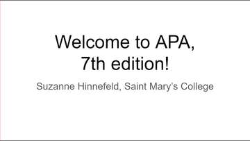 Apa Nursing Research Guides At Saint Mary S College