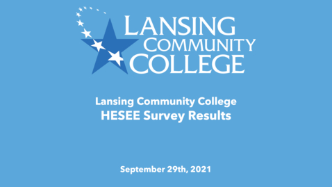 Thumbnail for HESEE Survey Results (September 29, 2021)