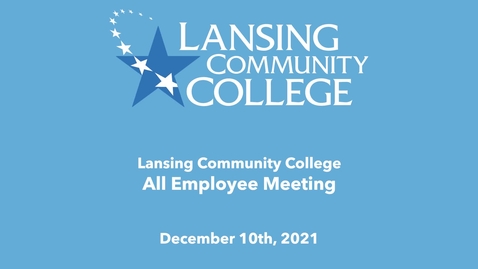 Thumbnail for All Employee Meeting December 10th, 2021