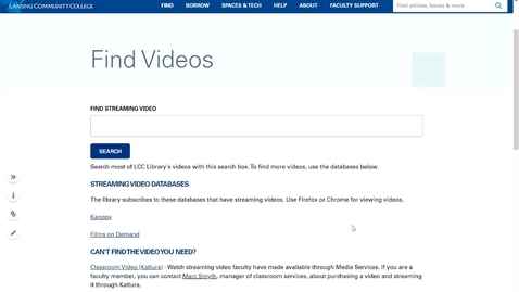 Thumbnail for Classroom Video embed into D2L
