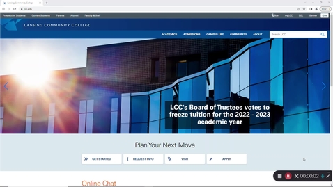 Thumbnail for Navigating the Library Website