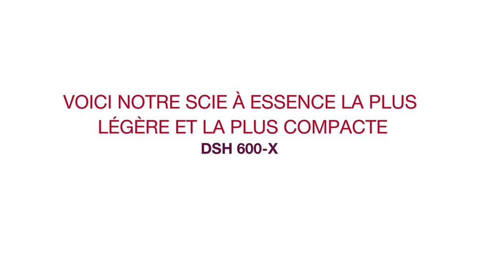 Présentation de notre scie à gaz la plus légère et la plus compacte