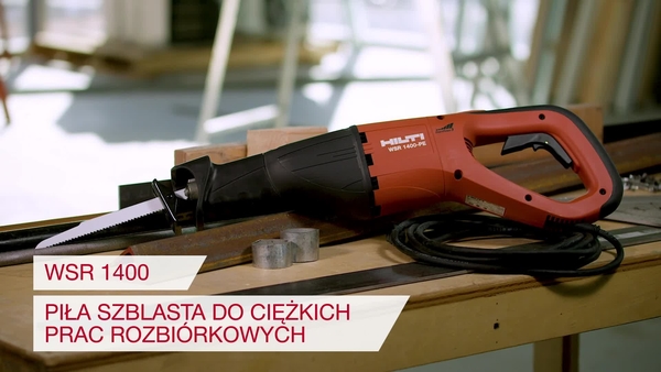 Przewodowa piła szablasta do ciężkich prac rozbiórkowych, wyposażona w technologię Smart Power i charakteryzująca się niskim poziomem wibracji