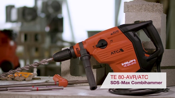 Product video of Hilti's SDS-max combihammer TE 80-ATC/AVR