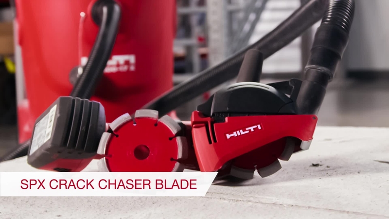 Product video of Hilti's crack chaser blade SPX