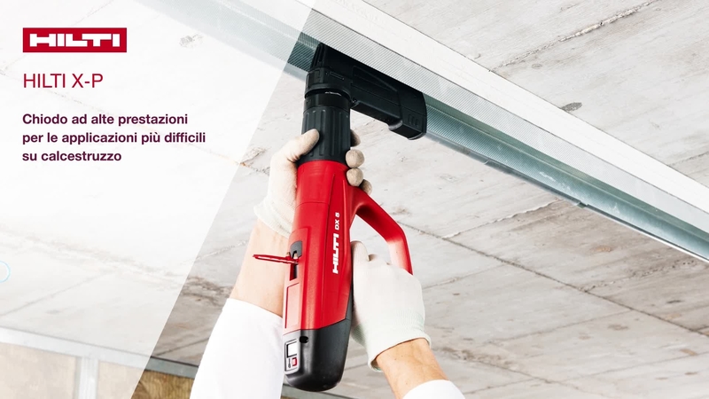 Video sulle prestazioni: caratteristiche del chiodo ad alte prestazioni Hilti X-P.