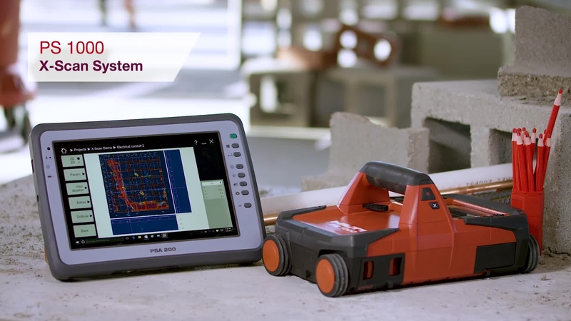 Vidéo produit du détecteur système X-Scan Hilti PS 1000