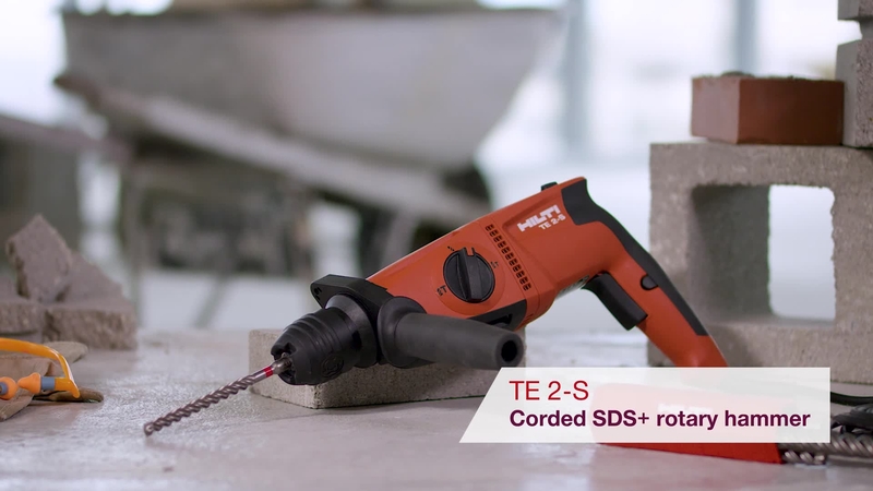 Product video of Hilti's SDS rotary hammers TE 2 and TE 2-S