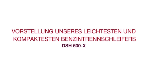 Vorstellung unserer leichtesten und kompaktesten Gassäge