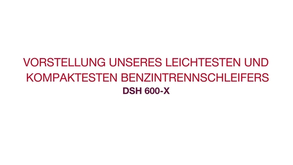 Vorstellung unserer leichtesten und kompaktesten Gassäge