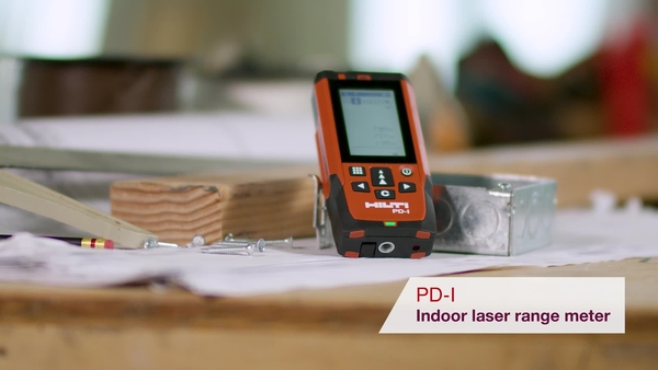 Product video of Hilti's laser measurer PD-I