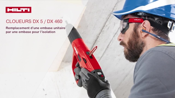 DX 5, DX 460 - Wissel van enkel naar isolatiebevestigingsgeleider.