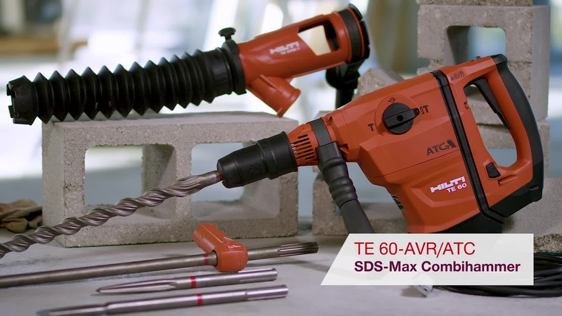 Vidéo produit du perforateur-burineur SDS-max Hilti TE 60-ATC/AVR