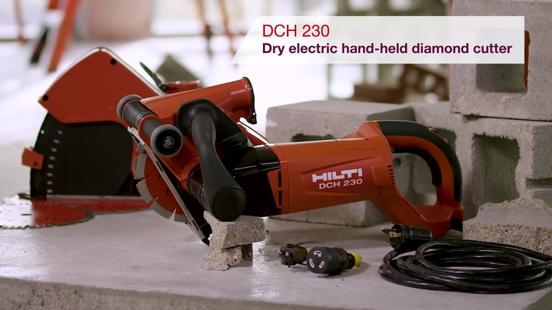 Vidéo produit de la tronçonneuse diamant manuelle électrique à sec Hilti DCH 230