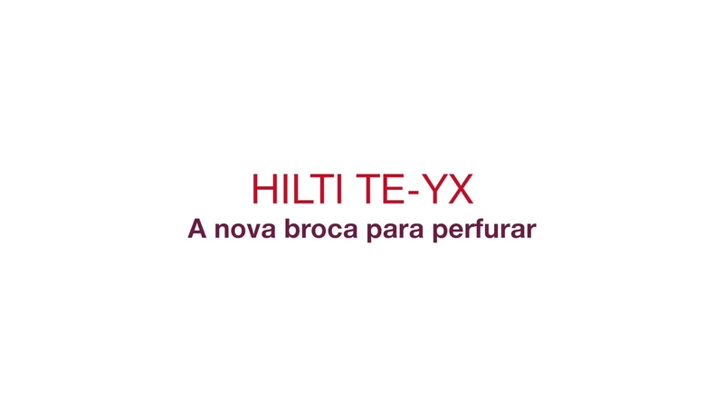 TE-YX - Broca para perfurar.