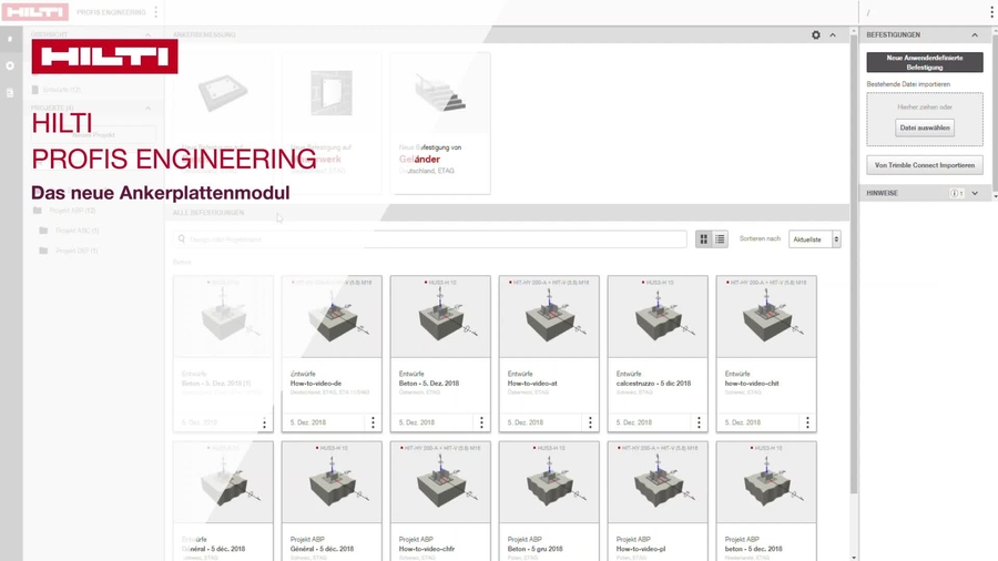 How to use Hilti PROFIS Engineering Suite for base plate analysis