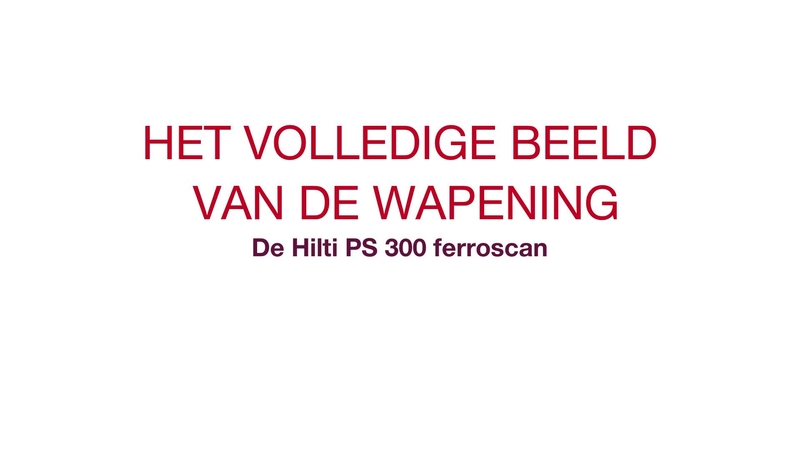 Intelligent. Simple. Robuste. Découvrez comment le Ferroscan PS 300 intelligent peut intégrer le scannage du béton