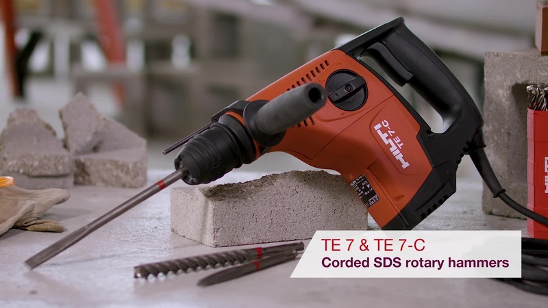 Vidéo produit des perforateurs SDS Hilti TE 7 et TE 7-C