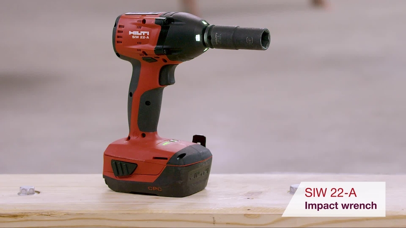 Video giới thiệu sản phẩm máy siết bu-lông không dây SIW 22-A của Hilti