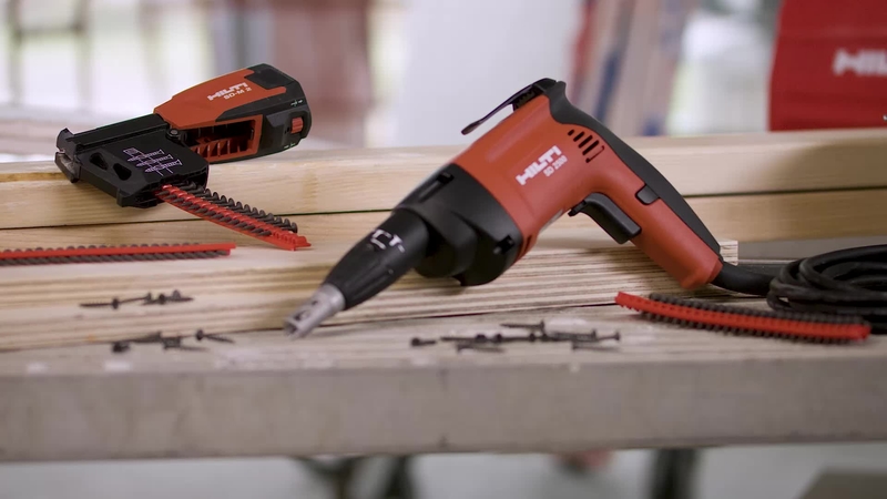Product video of Hilti's wood/drywall screwdriver SD 2500