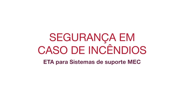 Explicación acerca de la importancia de los sistemas de soporte modulares resistentes a incendios para la evacuación segura de los edificios en caso de incendio.