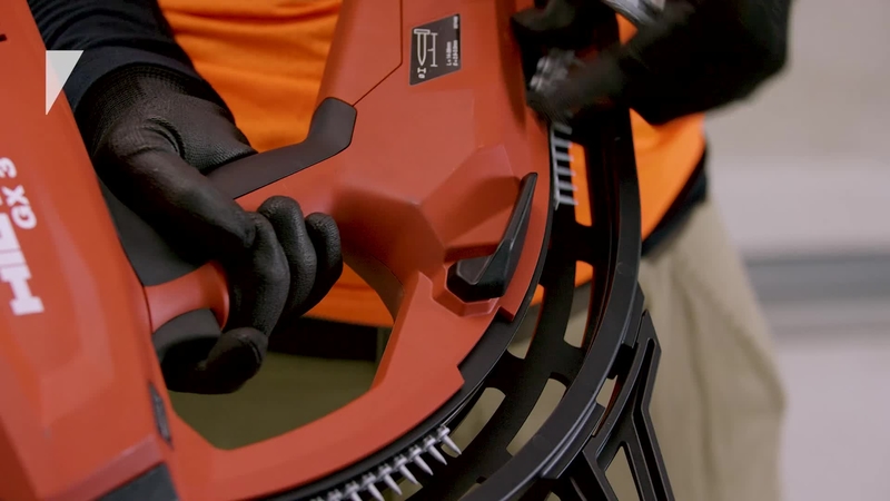 Product video of Hilti's gas-actuated fastening tool GX 3