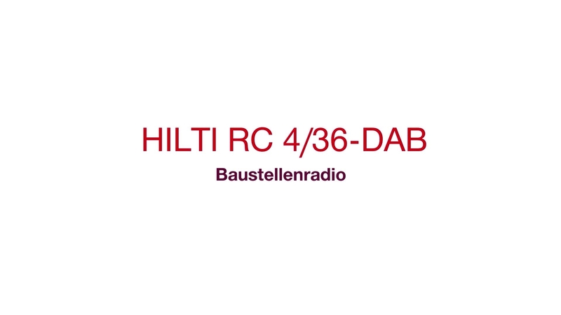RC 4/36-DAB caricatore radio - Più Rock. A batteria.
