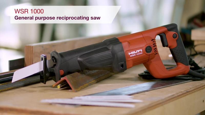 Product video of Hilti's heavy-duty demolition saw WSR 1000