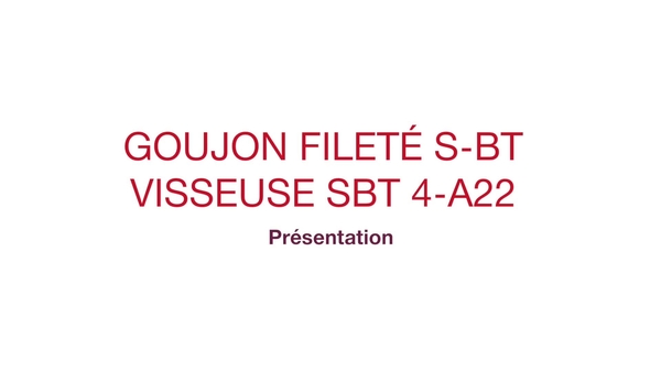 Vidéo promotionnelle de la perceuse sans fil pour le préperçage des trous précis pour les fixations S-BT