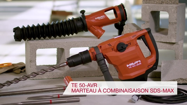 Vidéo produit du perforateur-burineur SDS-max Hilti TE 50-AVR