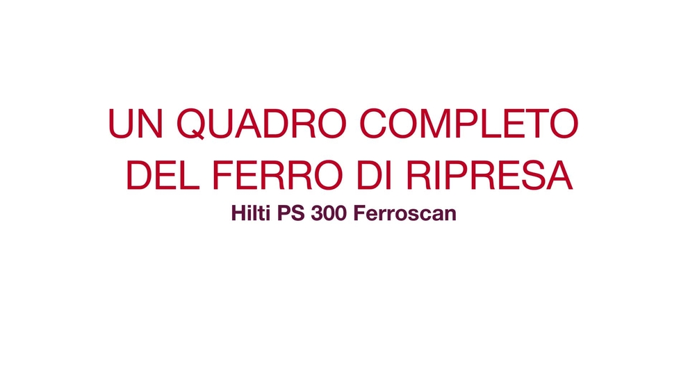 Intelligente. Semplice. Solido. Scopri in che modo il sistema intelligente PS 300 Ferroscan può facilitare la scansione del calcestruzzo 