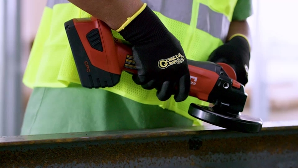 Product video of Hilti's angle grinder AG500-A22